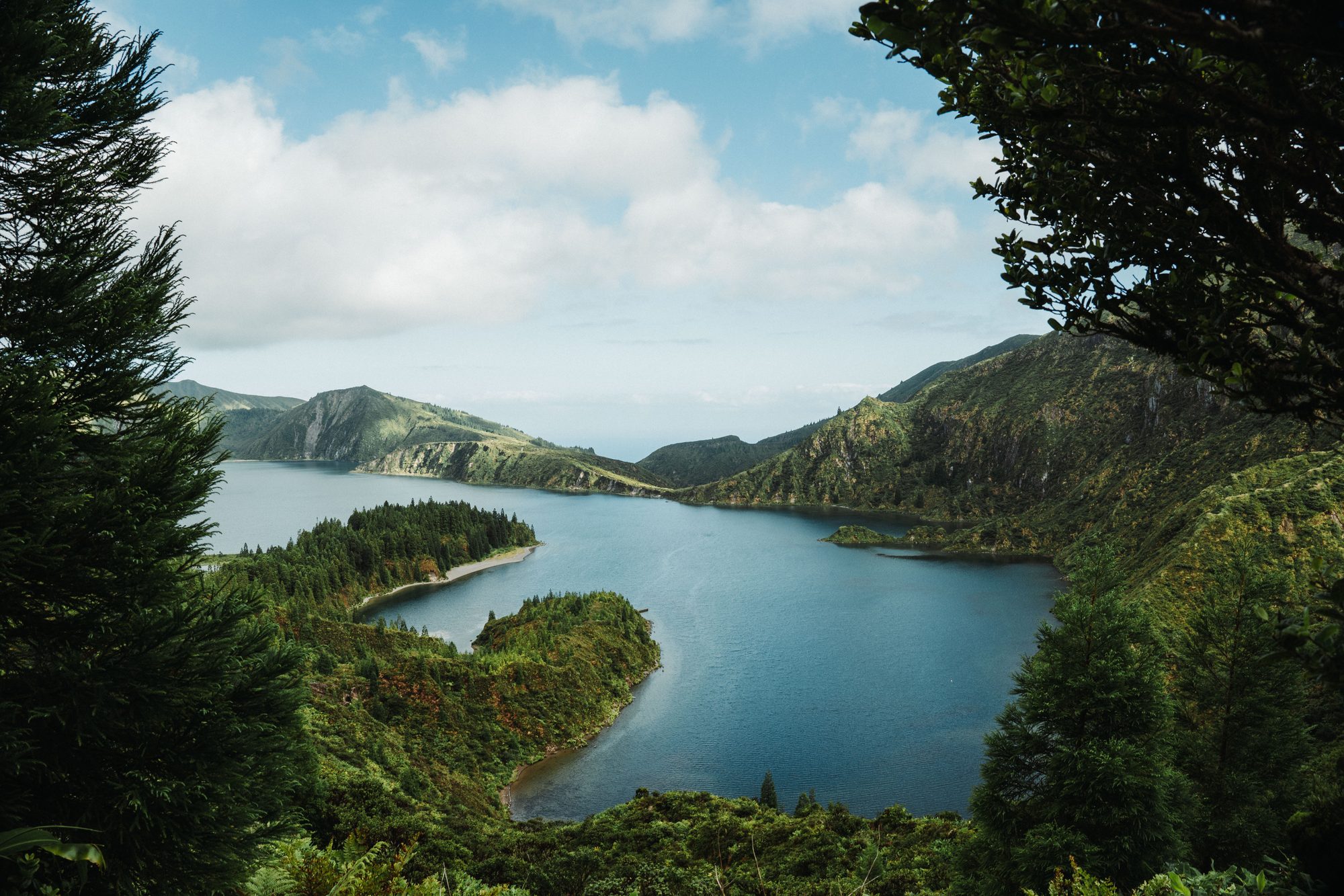 Lagoa do Fogo crater lake, São Miguel